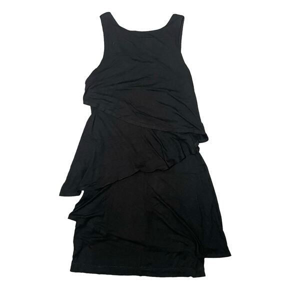 Karen Kane Tiered Sleeveless Dress Stretch Jersey Fabric Black USA - Size Small - Picture 5 of 6